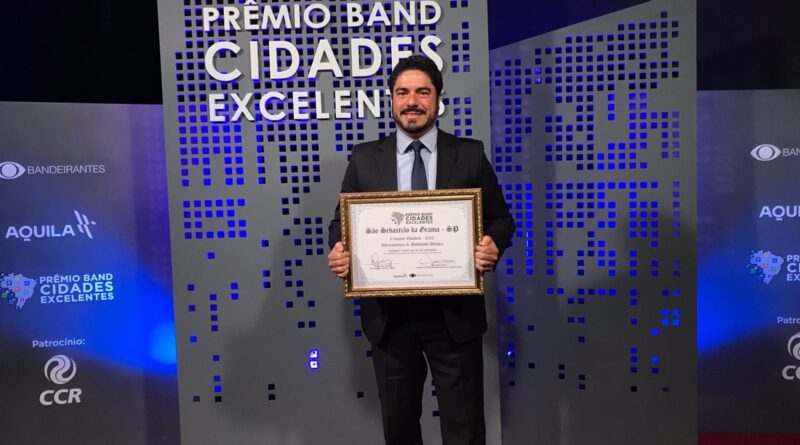 Município é vencedor do “Prêmio Band Cidades Excelentes”